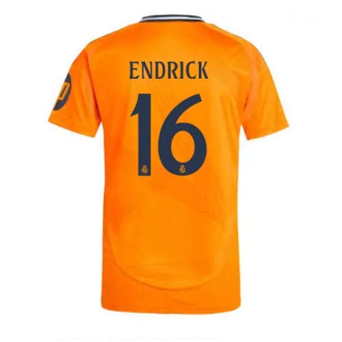 Dres Real Madrid Endrick #16 Gostujuci 2024-25 Kratak Rukav